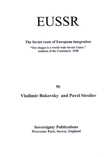 EUSSR kirjan kansikuva