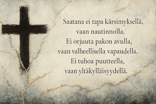 Kärsimyksen salaisuus: Kivuton baana helvettiin vai pari osumaa Kristuksen kanssa ristillä?