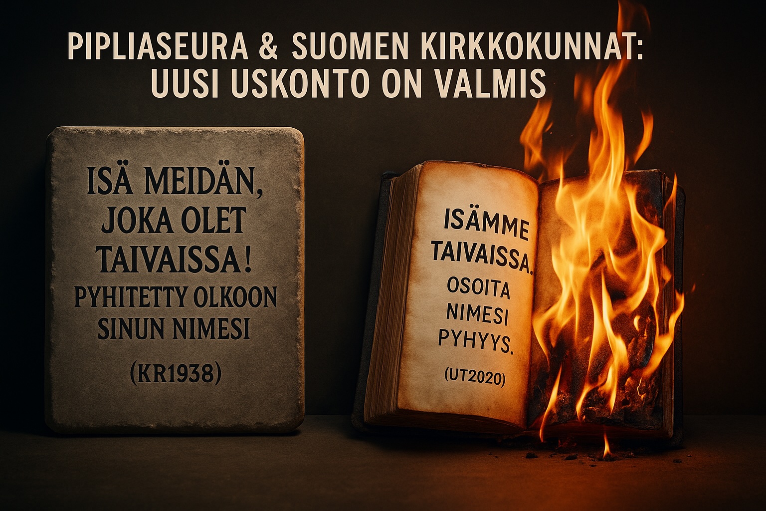  Pipliaseuran ja Suomen kirkkokuntien uusi uskonto on valmis