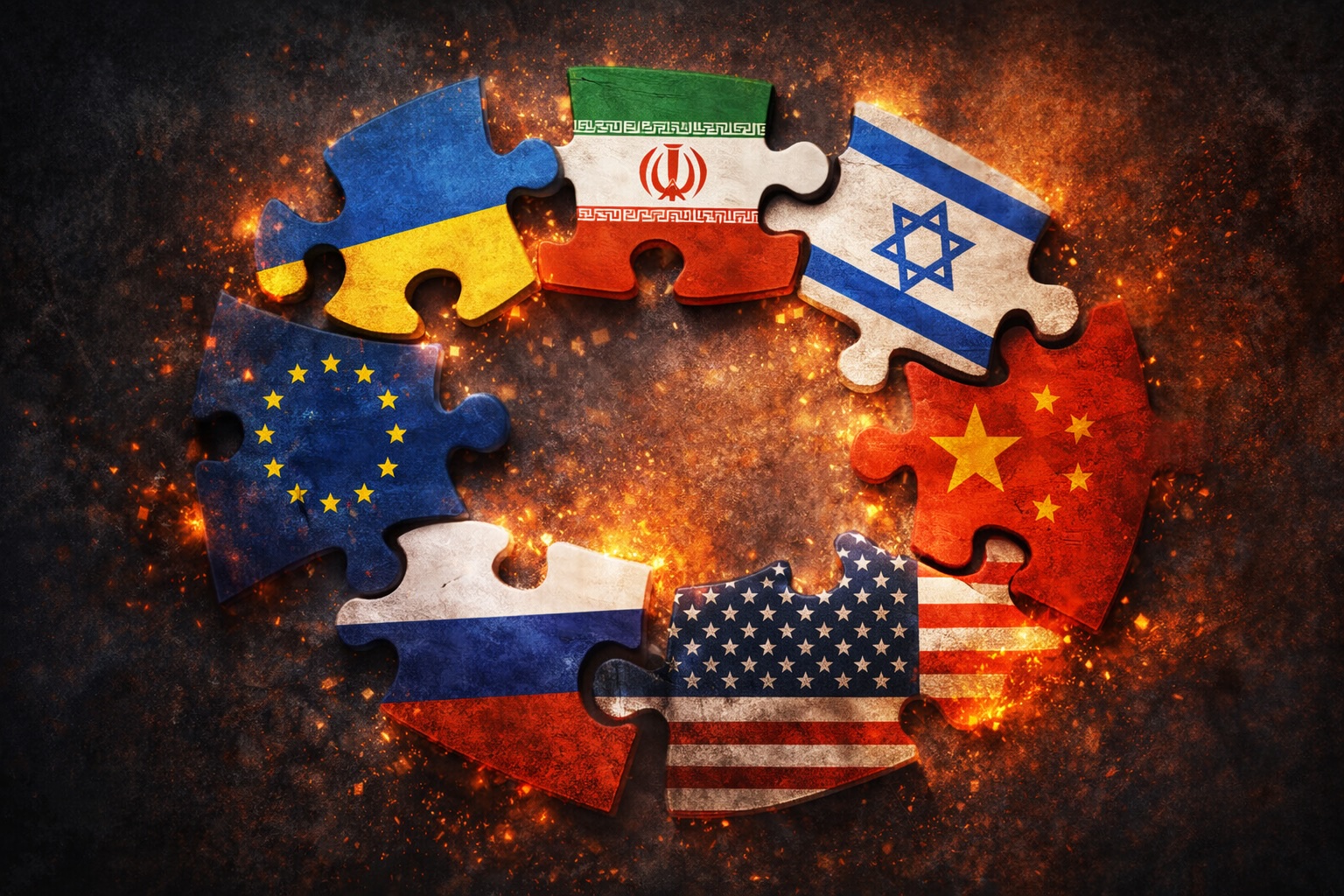 Mikä yhdistää Ukrainaa, Irania, Israelia, Kiinaa, Venäjää, EU:ta ja USA:ta?