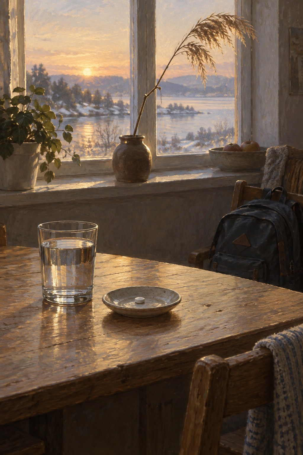 Pieni valkoinen tabletti