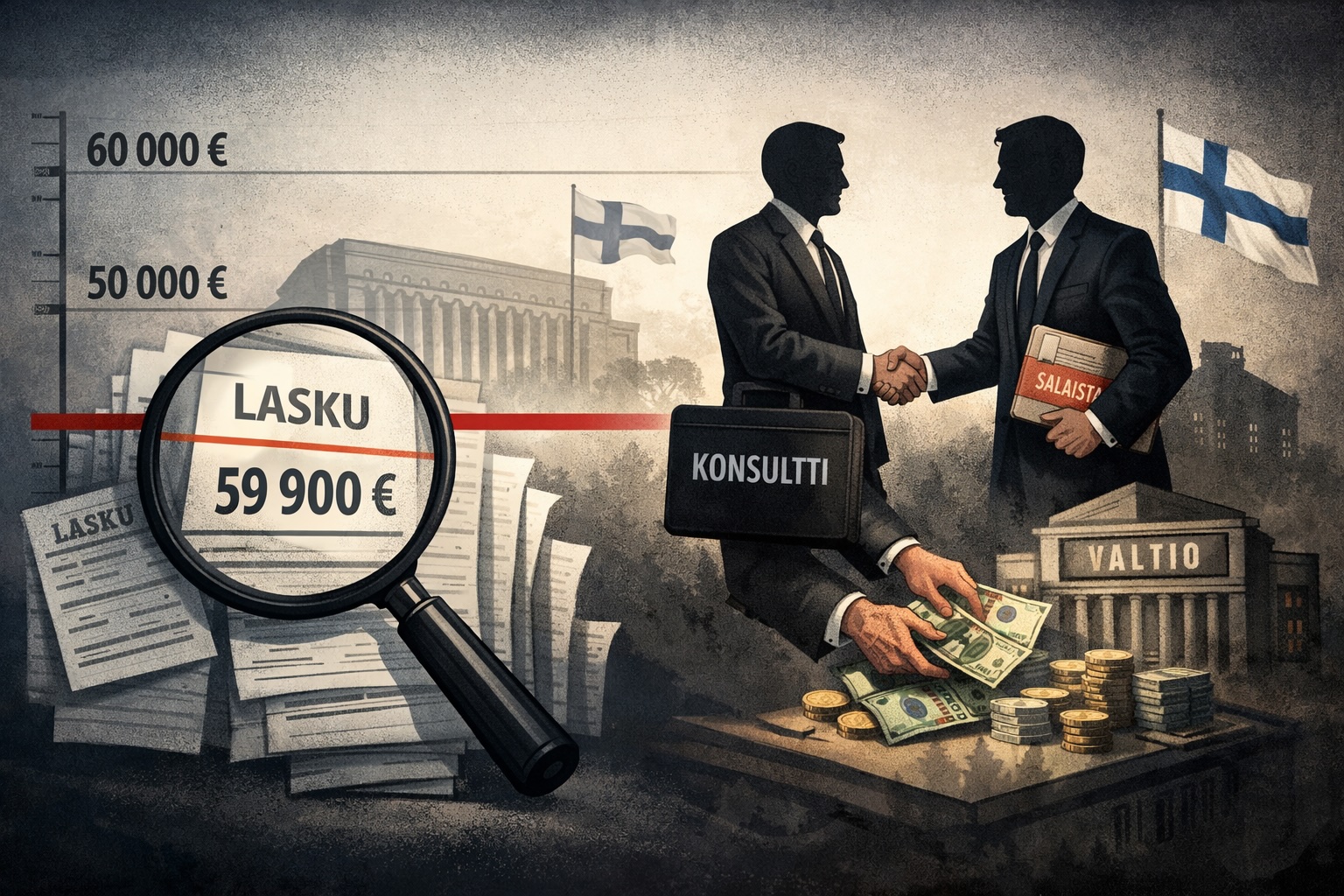 Juuri alle rajan: näin konsulttiyritykset kiertävät kilpailutusta sinun rahoillasi