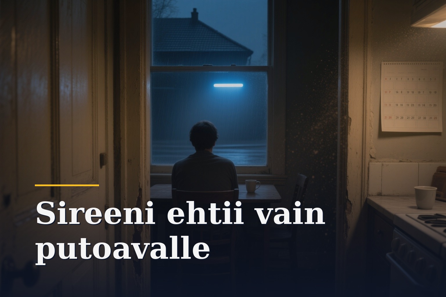 Sireeni ehtii aina sen luo, joka putosi, eikä koskaan sen luo, joka on vajonnut vuosien ajan