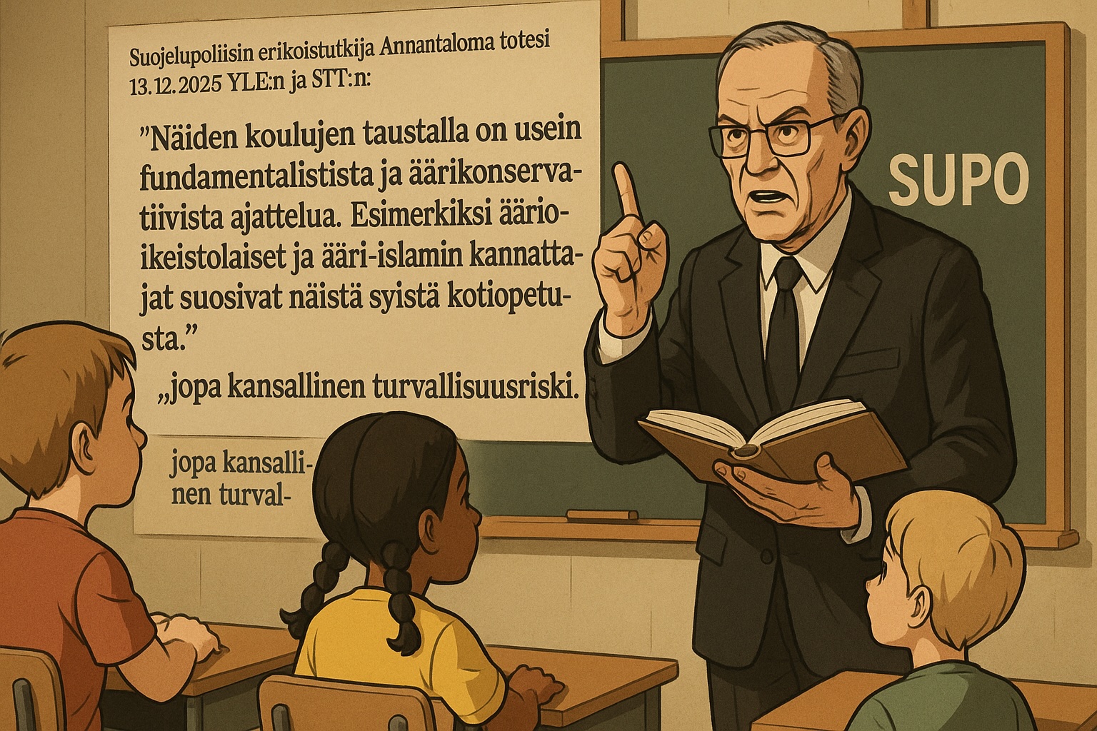 Supo väittää, tutkimus kumoaa: Kotiopetuksen todellisuus numeroiden valossa