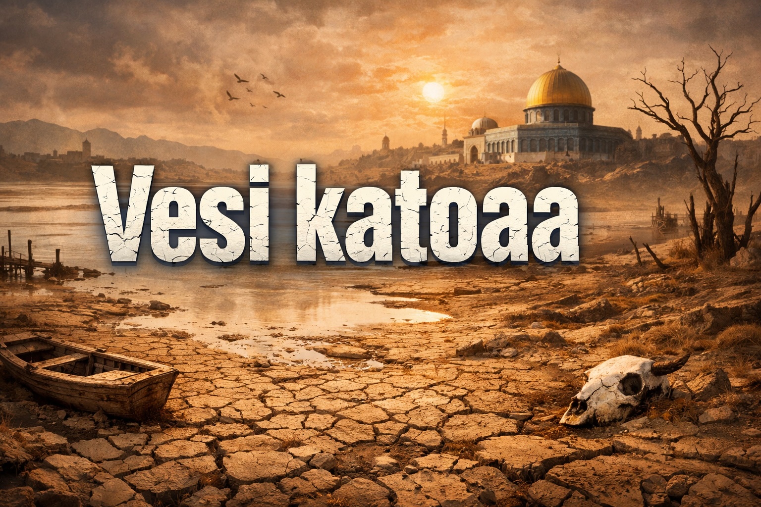 Kun vesi katoaa ja pyhä paikka tyhjenee: tilannekatsaus maaliskuussa 2026