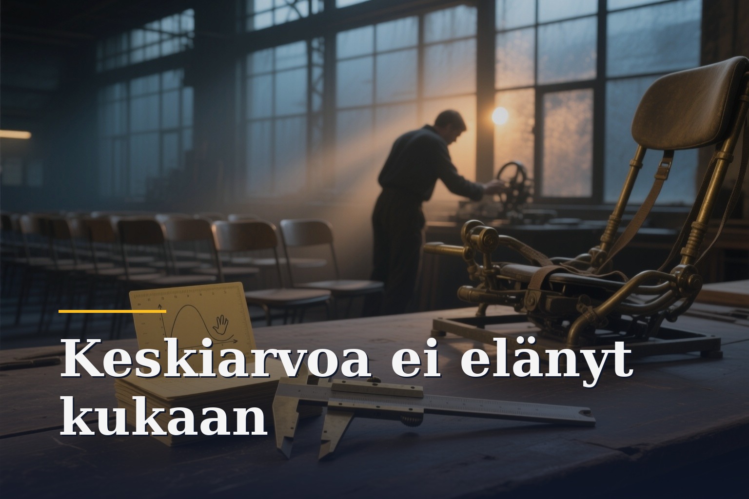 Keskiarvoa ei ole elänyt kukaan, ja silti juuri sillä meille kerrotaan, mitä olemme kokeneet