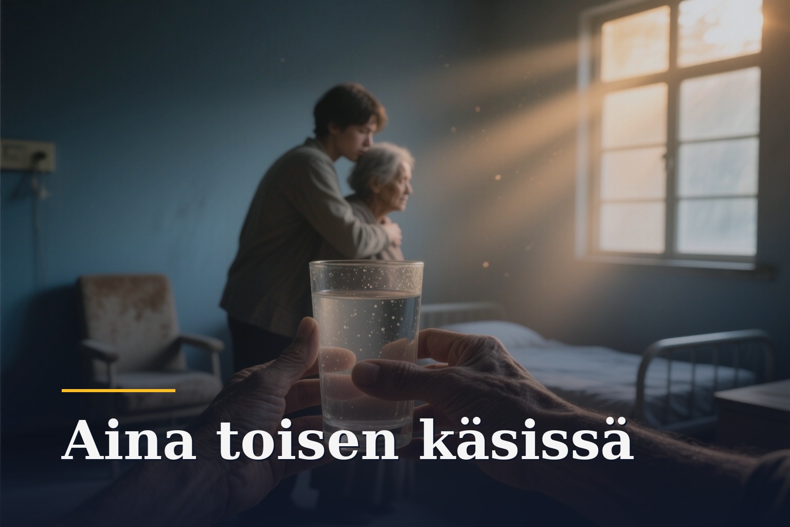 Ihminen tulee maailmaan toisen käsissä ja lähtee toisen käsissä, eikä väliin jäävä omavaraisuus ole hänen sääntönsä vaan lyhin lukunsa