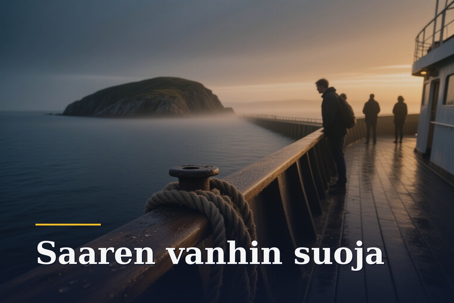 Saari lakkaa olemasta saari sinä hetkenä, jona sen luo ei enää tarvitse ylittää mitään