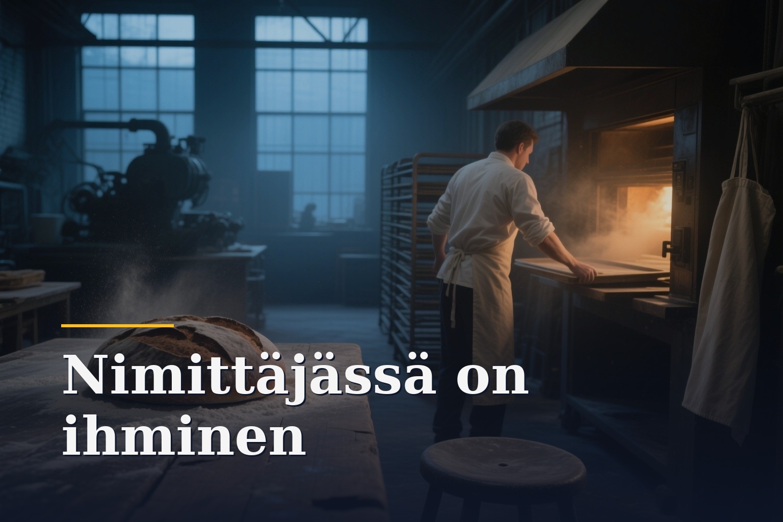 Tuottavuuden luku nousee yhtä lailla siitä, että maailmaan tuli lisää leipää, kuin siitä, että leipureita on vähemmän