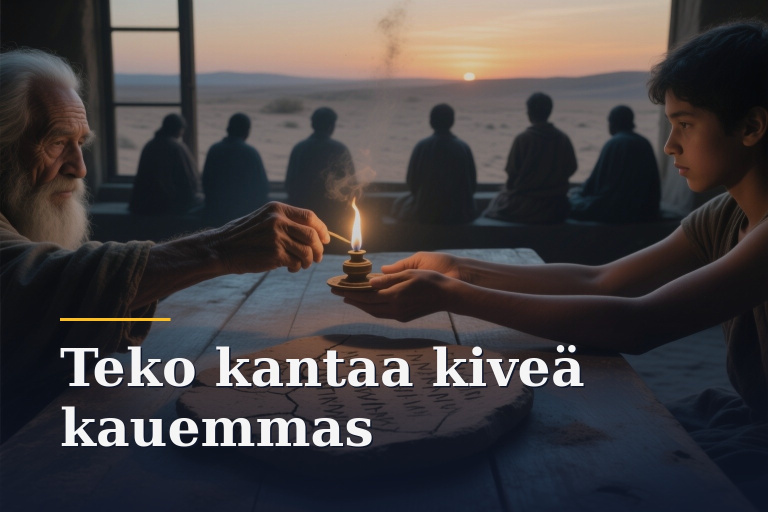 Ainoa viesti, joka on koskaan ylittänyt kolme vuosituhatta, ei ollut kirjoitettu kiveen vaan annettu ihmisille tehtäväksi