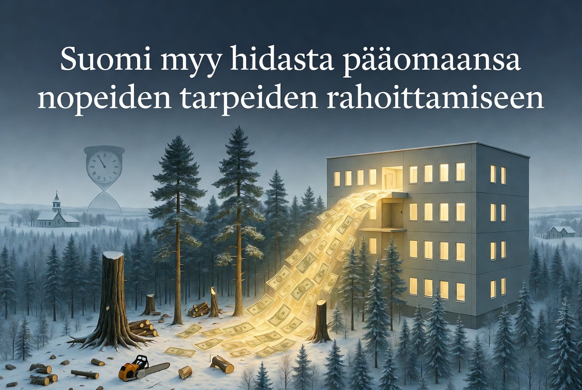 Suomi myy hidasta pääomaansa nopeiden tarpeiden rahoittamiseen