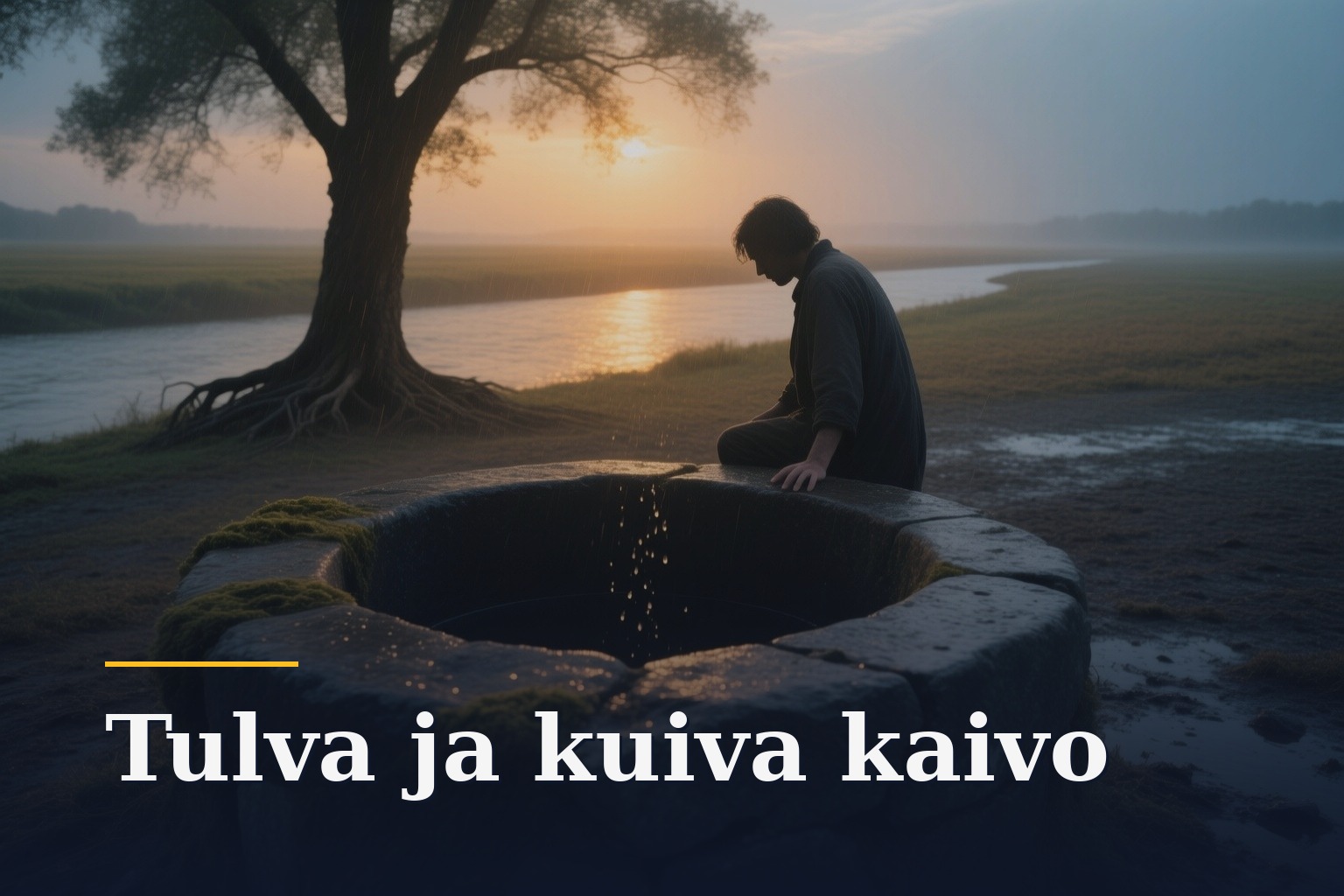 Se mikä tulvii pinnalla, ei koskaan täytä sitä syvyyttä, josta kuivuuden yli eletään